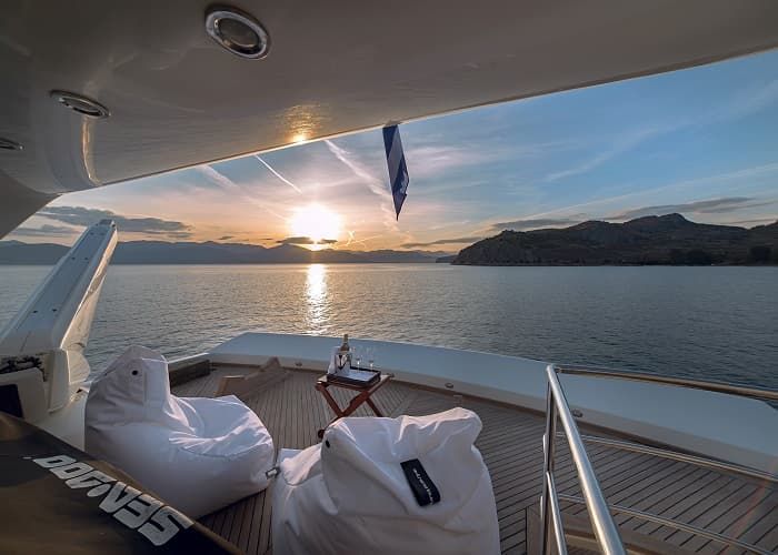 superyacht Greece, superyacht wellness, relaxing, luxury yachting