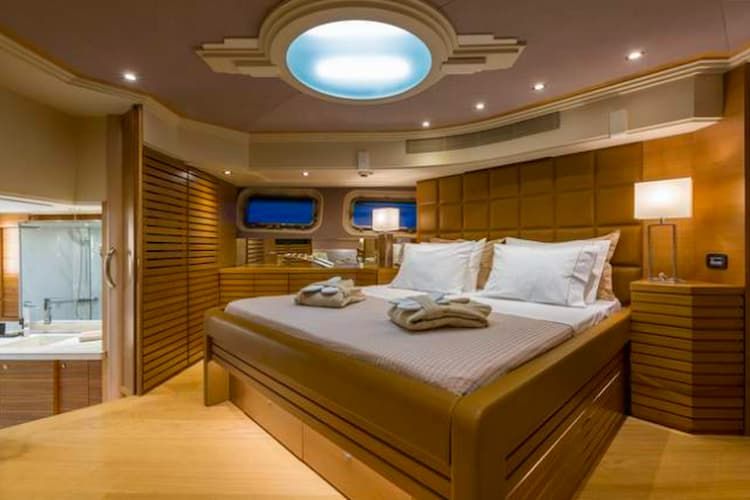super yacht accommodation, luxury living, Mykonos luxury
