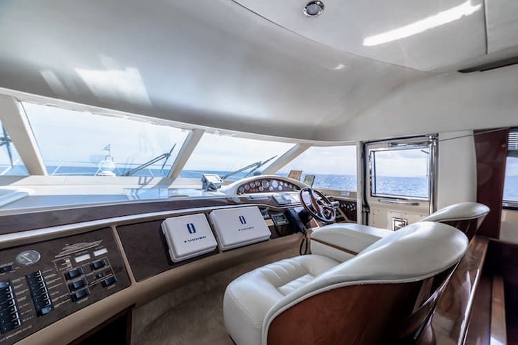 luxury yacht rentals, private sitting area, Mykonos yacht rentals, 